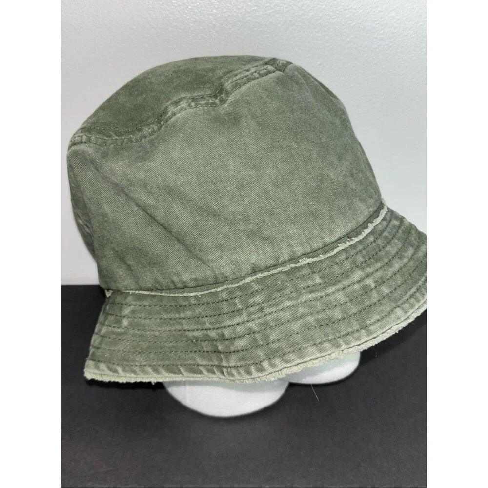 David & Young Green Bucket Hat O/S